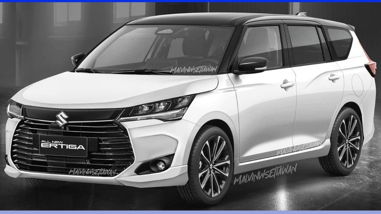 New Maruti Ertiga Facelift Imagined