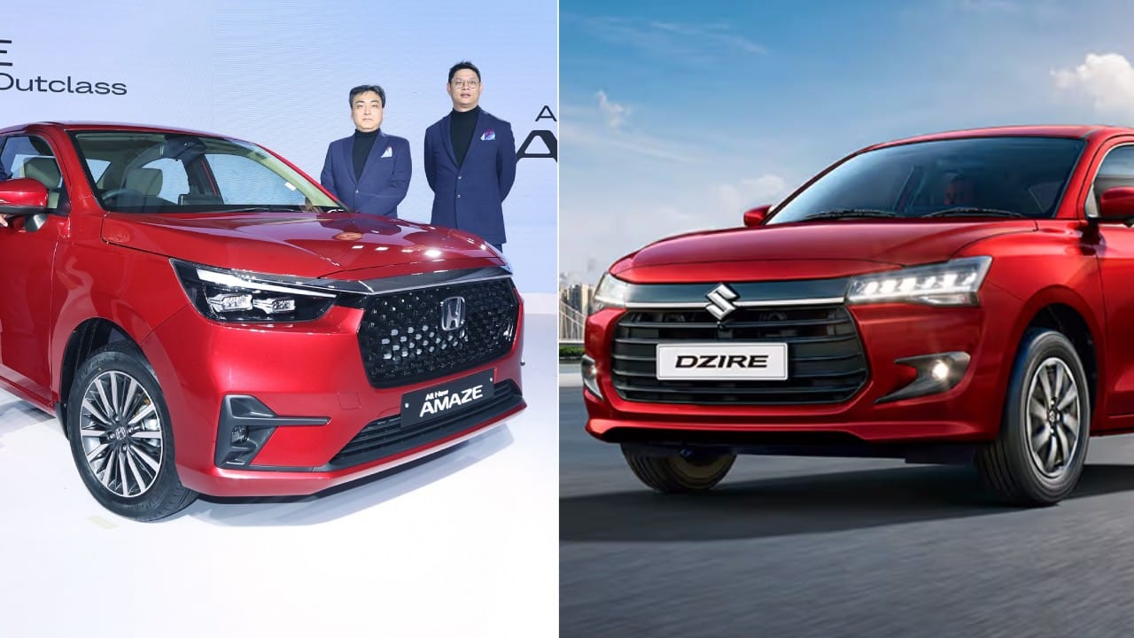 New Honda Amaze Vs Maruti Dzire Specs Prices Features Design Comparison